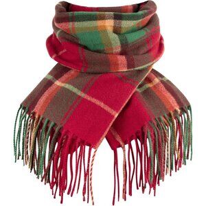 Women's christmas Lattice Scarf Fashion Long Plaid Shawls Wraps Big Grid Winter